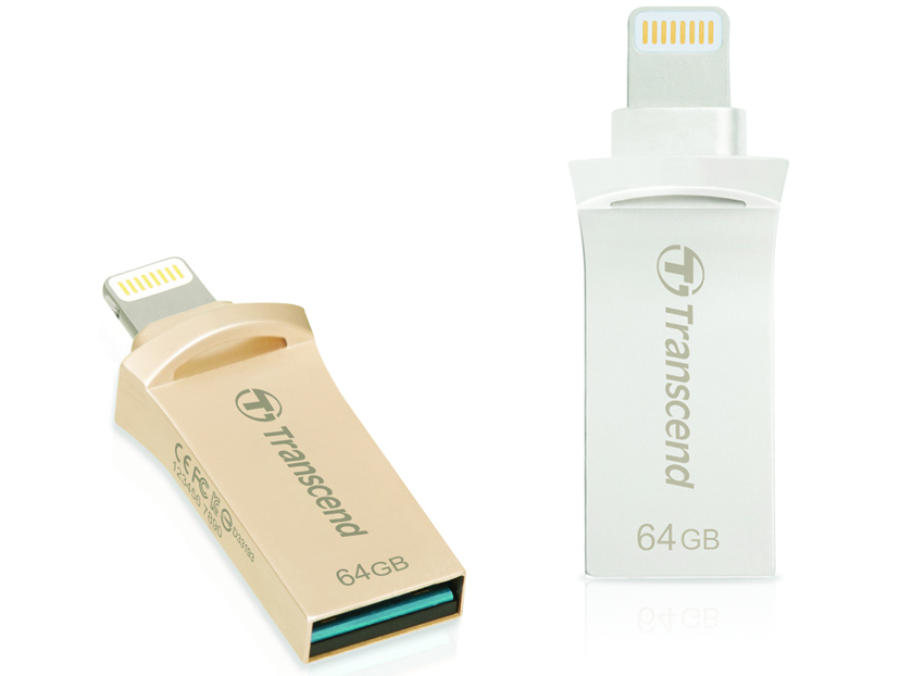 Флешки Transcend JetDrive Go 500 с разъемами Lightning и USB 3.1 одновременно