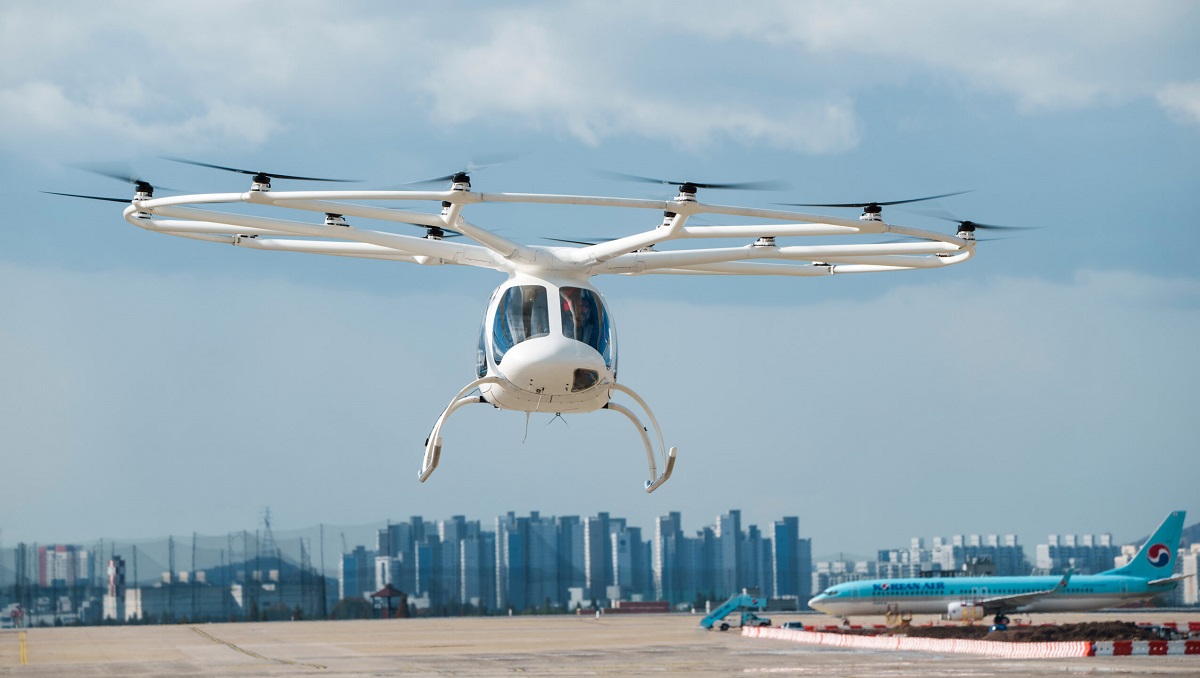 Volocopter wil 's werelds eerste luchttaxidienst lanceren in Parijs in 2024