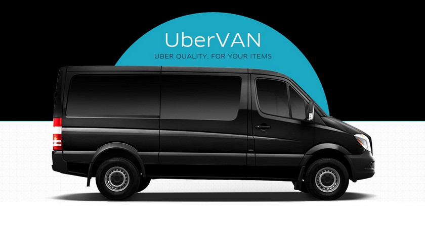 Uber запустил новый сервис uberVAN в Киеве