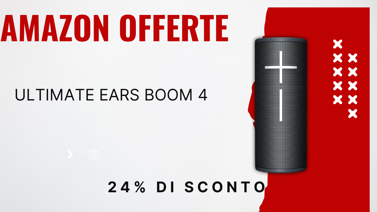 Ultimate Ears BOOM 4: L'Altoparlante Bluetooth Premium con Risparmio di 37€!