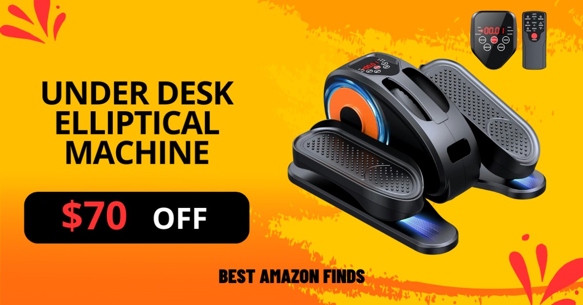 GUGTTR Under Desk Elliptical Machine with a $70 Off Now!