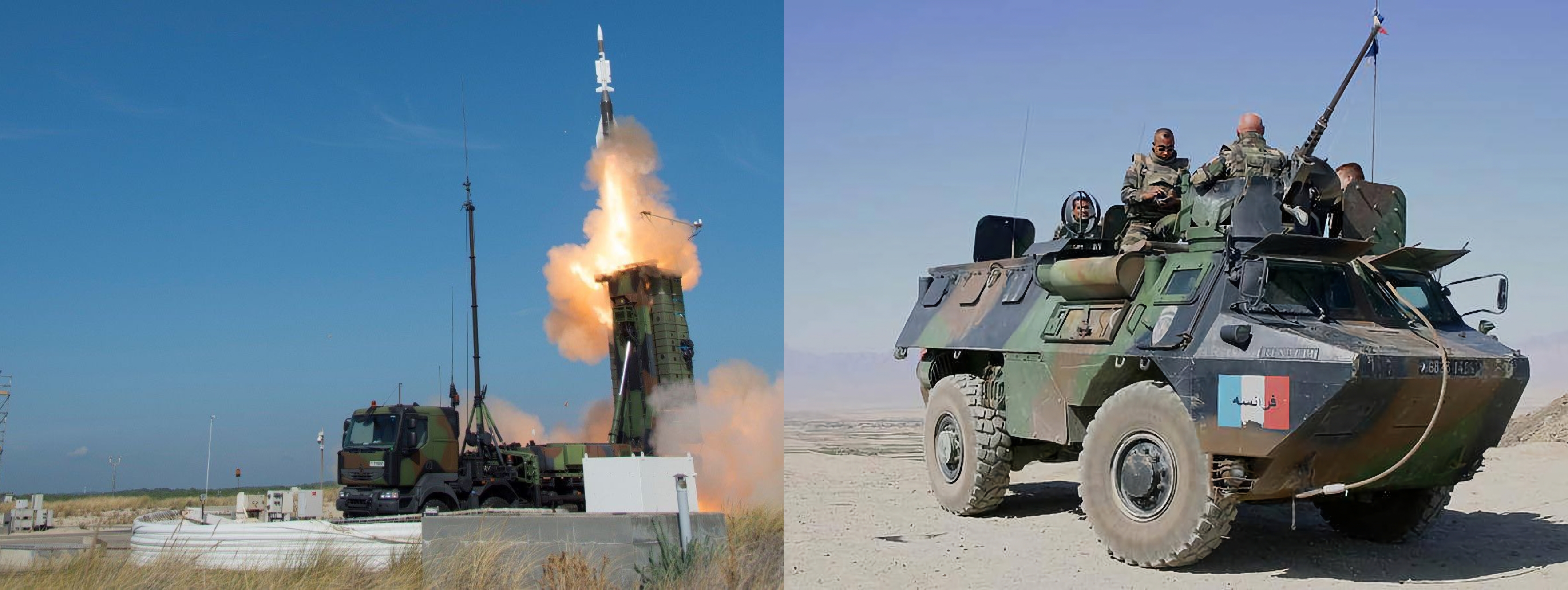 Frankrijk draagt honderden VAB-pantservoertuigen en Aster 30-raketten voor het SAMP/T-grond-luchtraketsysteem over aan Oekraïne