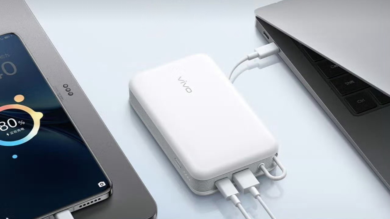 Vivo lancerà due nuovi Power Bank con cavo integrato e ricarica rapida fino a 45W