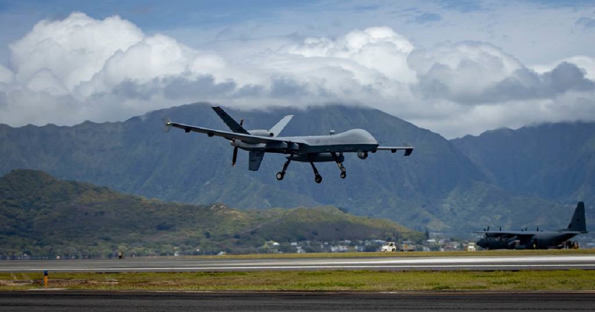 Estados Unidos comienza a utilizar por primera vez aviones no tripulados MQ-9 Reaper para vigilar la región del Indo-Pacífico