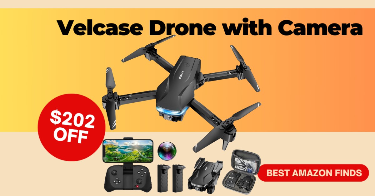 Velcase Drone with Camera - NOW $202 Discount!