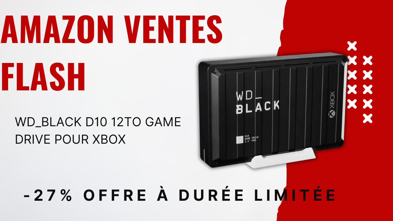 WD_BLACK D10 Dévoilé : Un Stockage Externe Révolutionnaire pour Gamers