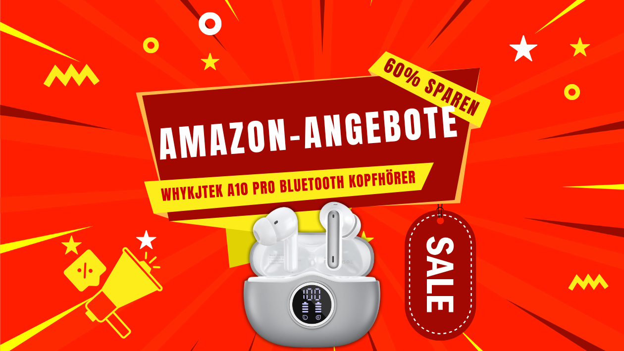 WHYKJTEK Bluetooth Kopfhörer A10 Pro – Jetzt 30€ günstiger!