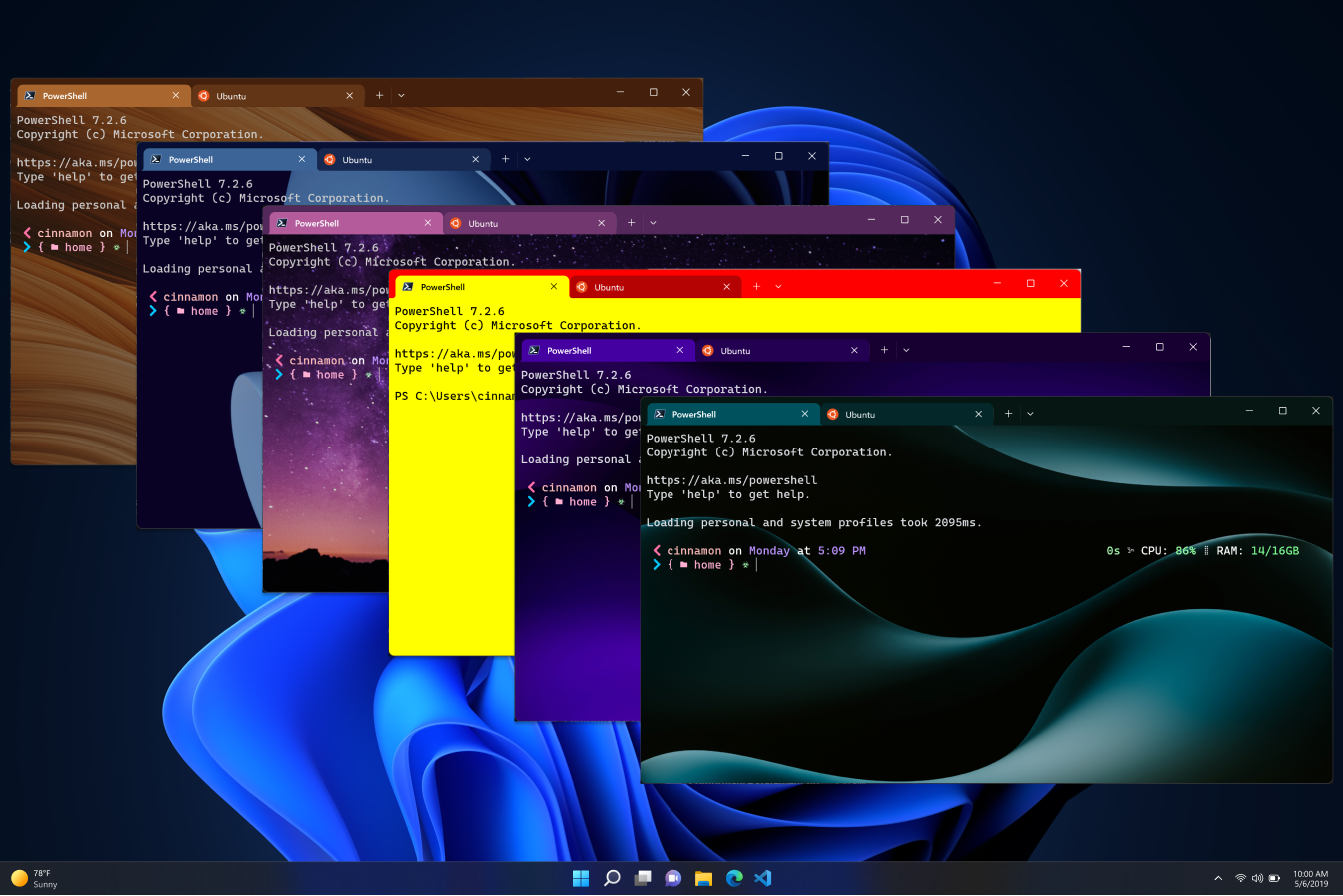 Windows Terminal unterstützt jetzt Farbdesigns