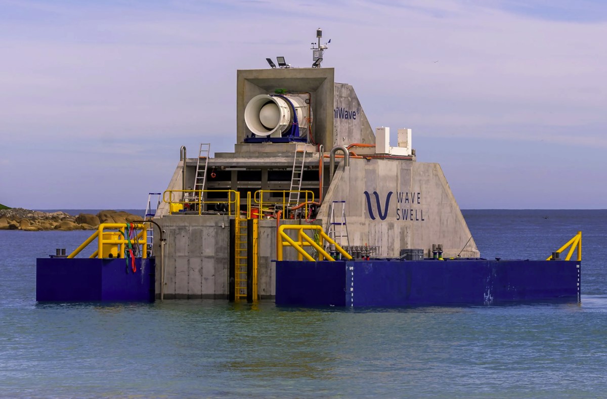 Blowhole wave energy generator outperforms expectations