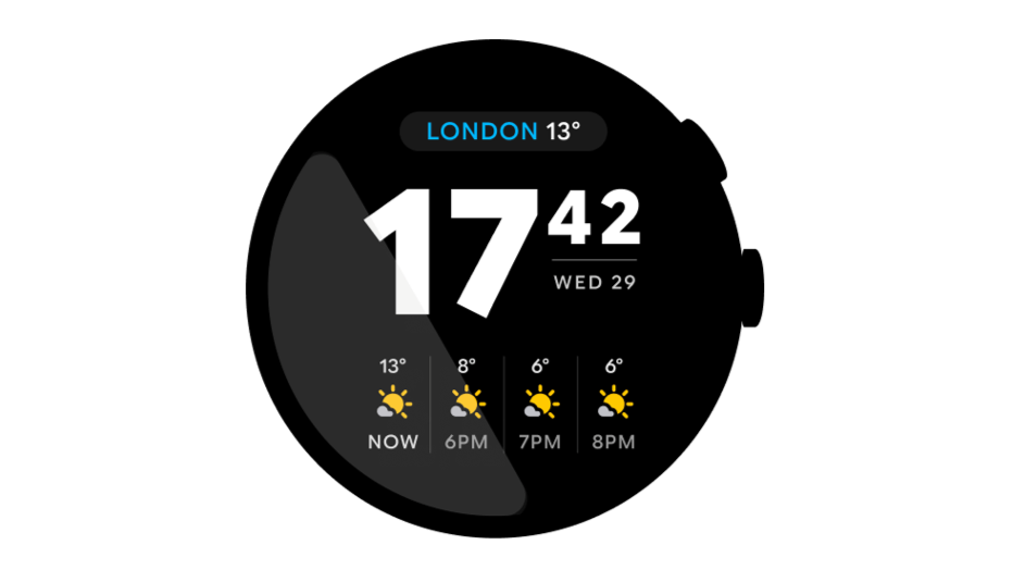 Android wear weather best sale