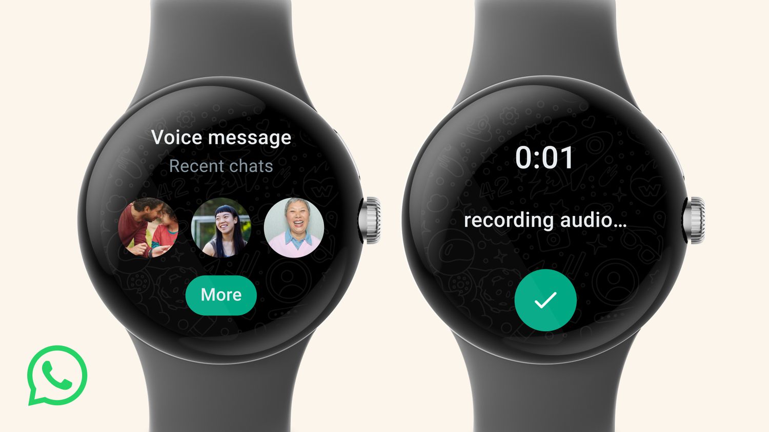 WhatsApp-App ist jetzt auf der Samsung Galaxy Watch und anderen Wear OS Smartwatches verfügbar