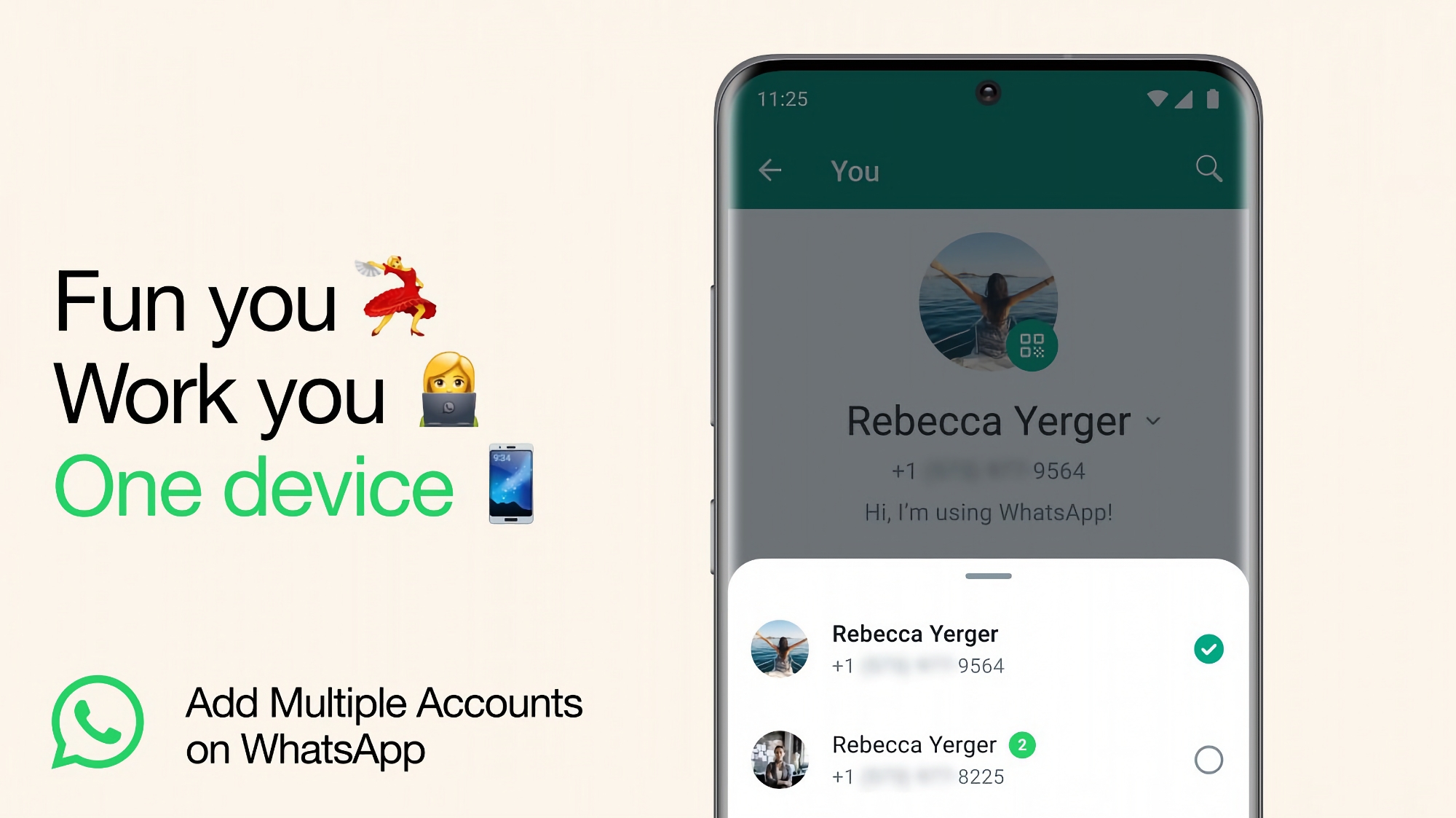 Like Telegram: WhatsApp now supports multiple accounts on a single device
