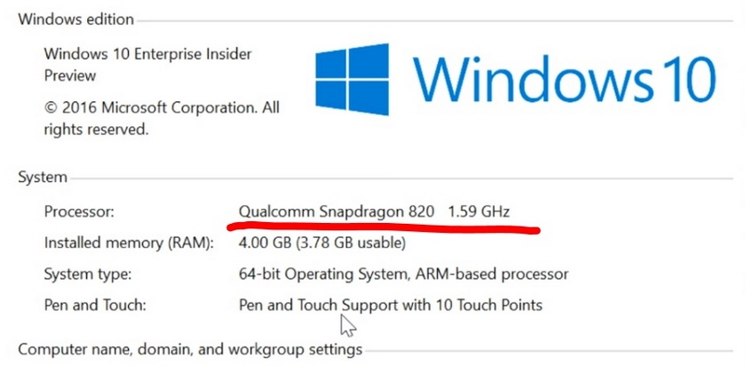 Свершилось! Полноценная Windows 10 приходит на ARM
