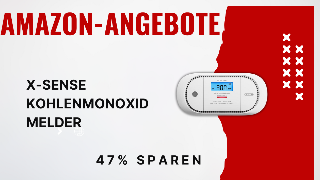 X-Sense Kohlenmonoxid Melder CO Detector – Jetzt 16€ sparen!