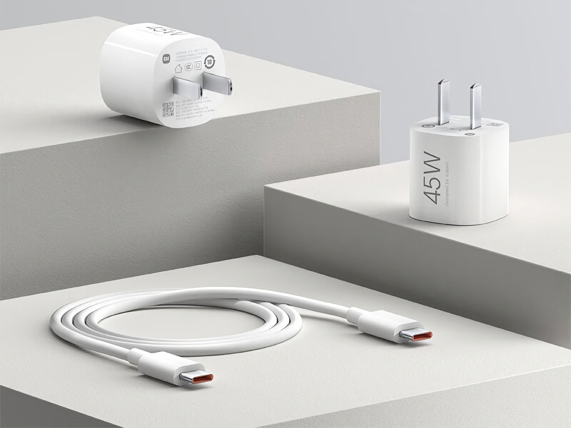 Xiaomi представила GaN-зарядку на 45 Вт с кабелем USB-C в комплекте и ценой $8