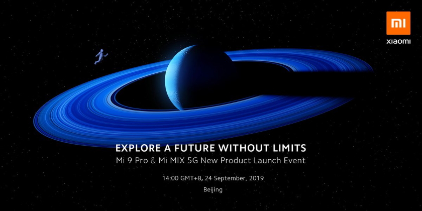 Официально: флагманы Xiaomi Mi 9 Pro и Mi Mix 5G представят 24 сентября