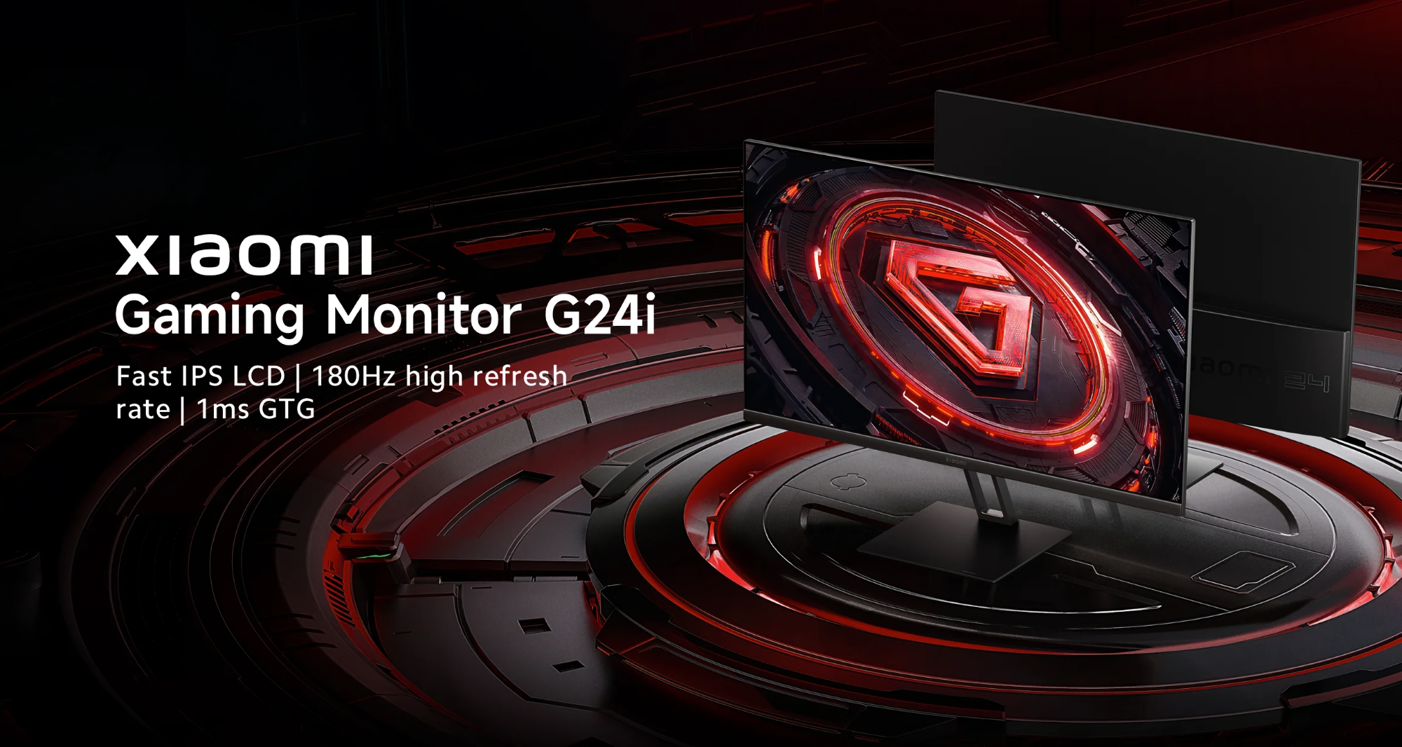 Xiaomi Gaming Monitor G24i: spillmonitor med 180 Hz IPS-skjerm og AMD FreeSync-støtte