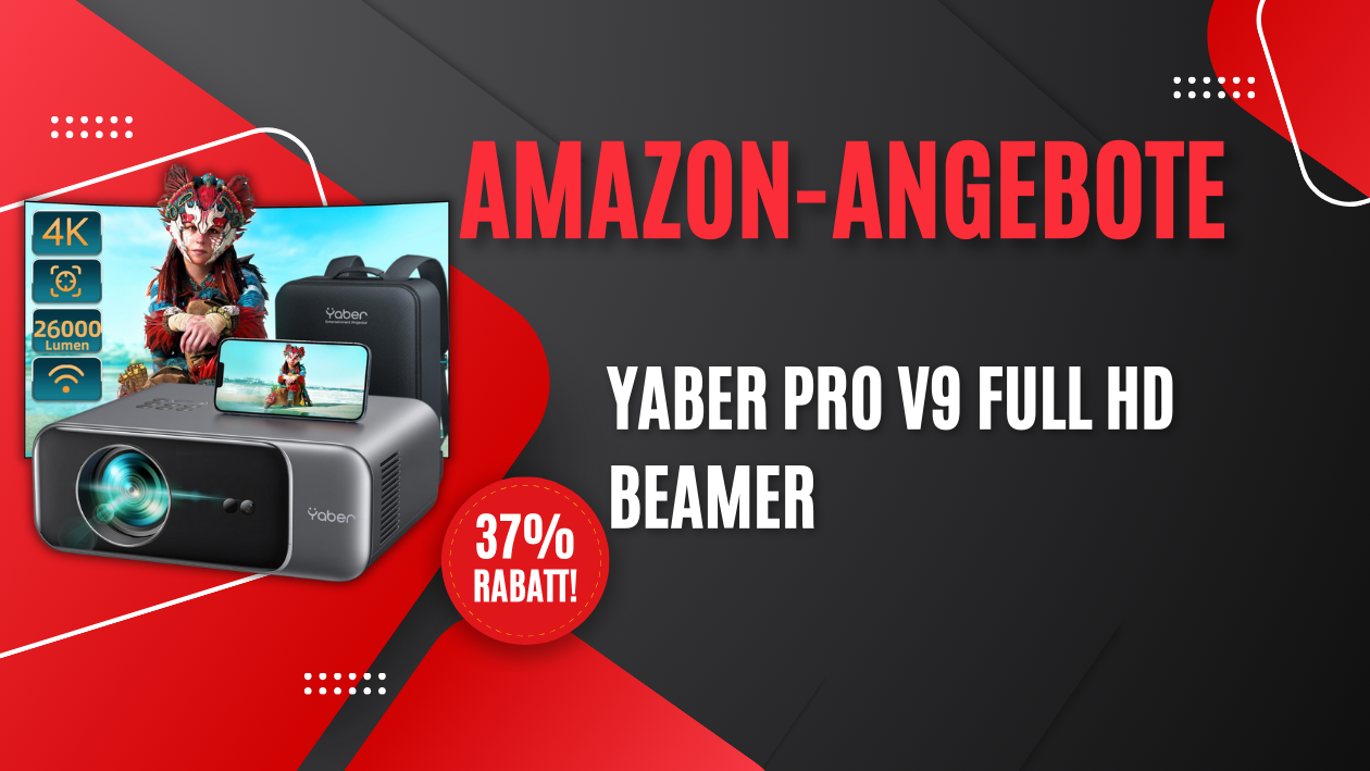 Yaber Pro V9 Beamer: Heimkino-Revolution mit 37% Rabatt!