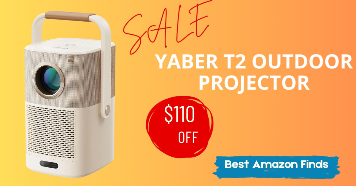 Yaber T2 Outdoor Projector - Limited Time NOW $110 Discount!