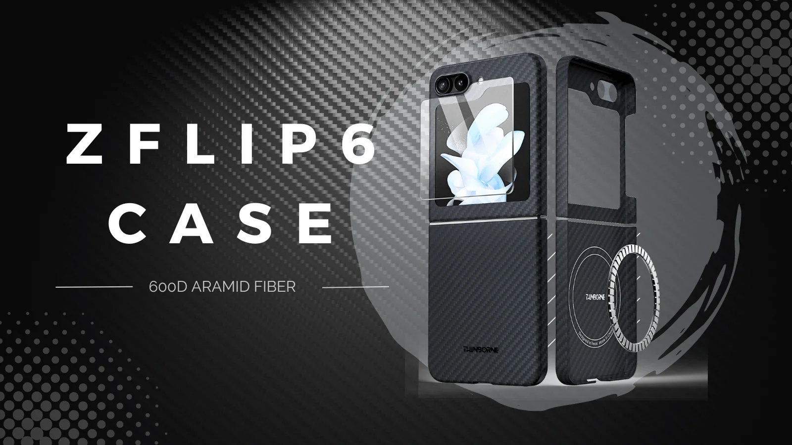 Thinborne hat neue dünne Aramidfaser-Hüllen für das Samsung Galaxy Flip 6 und Fold 6 vorgestellt