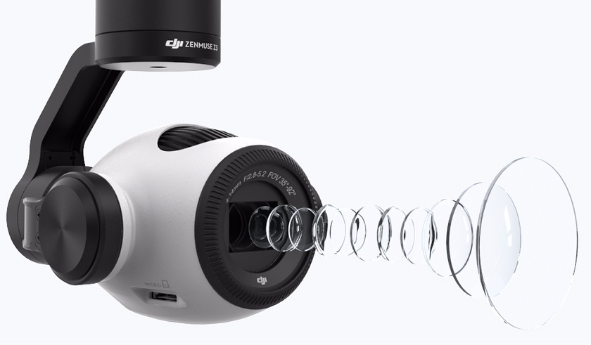 В Украине выходит Zenmuse Z3: камера с оптическим зумом для дронов