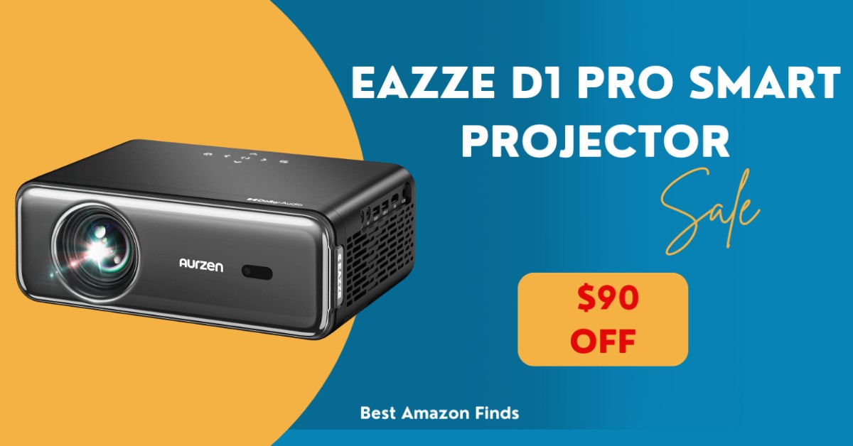 EAZZE D1 Pro Smart Projector - $90 Off - Great Opportunity to Buy!