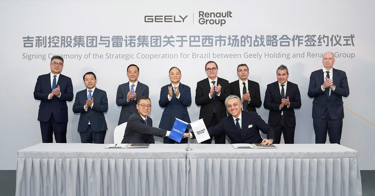 Renault і Geely об'єднують зусилля в новій угоді