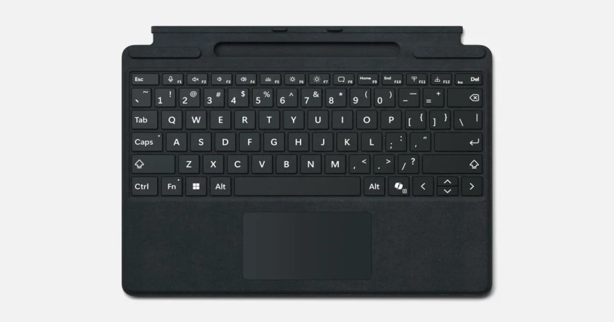 Microsoft brengt nieuw Surface Pro-toetsenbord uit om leesbaarheid te verbeteren