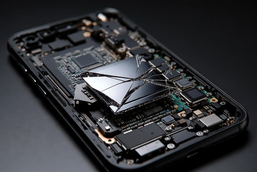 Чипы памяти на плате