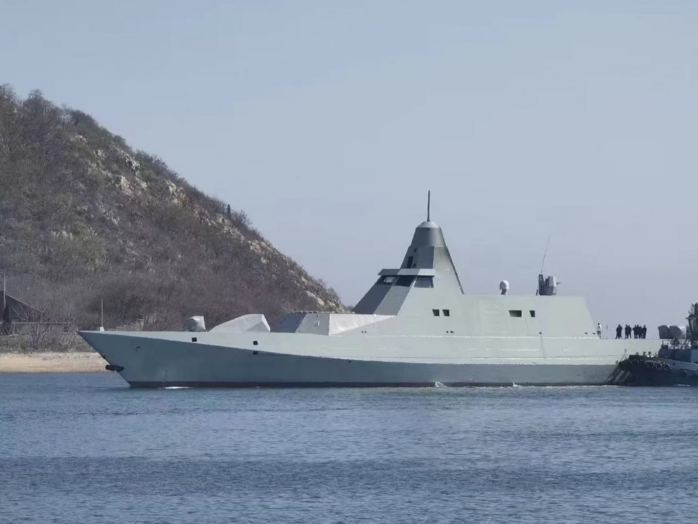 China tests mysterious stealth corvette with 16 missiles on board
