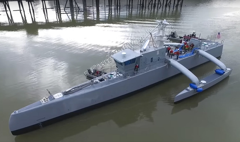 DARPA тестирует беспилотный корабль ACTUV для обнаружения субмарин