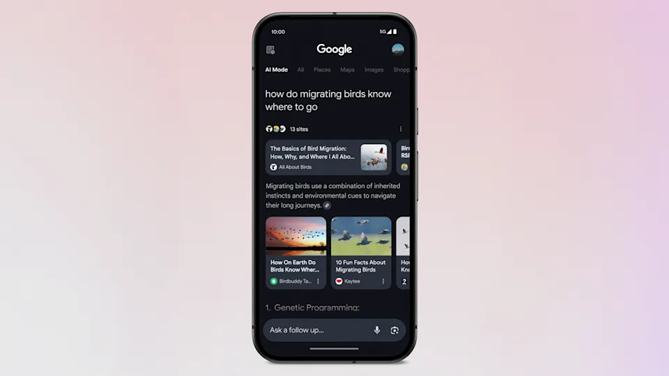 Google интегрирует AI Mode в поиск для подписчиков Google One AI Premium