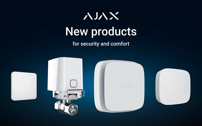 Ajax Special Event 2022 : technologies pour la maison intelligente LifeQuality, LightSwitch, FireProtect 2 et WaterStop
