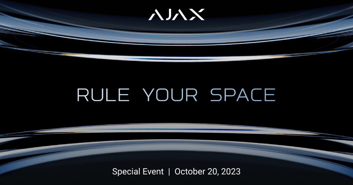 Beherrsche deinen Raum: Das nächste Ajax Special Event findet am 20. Oktober statt, wo das Unternehmen eine "bahnbrechende Vision" vorstellt.