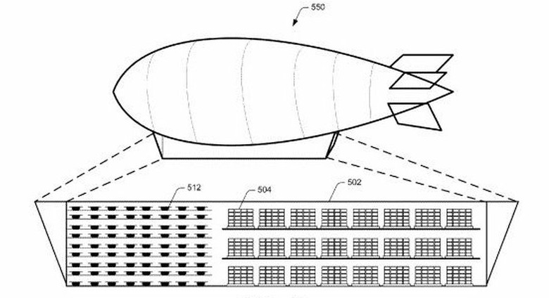 Amazon патентует летающий склад-дирижабль