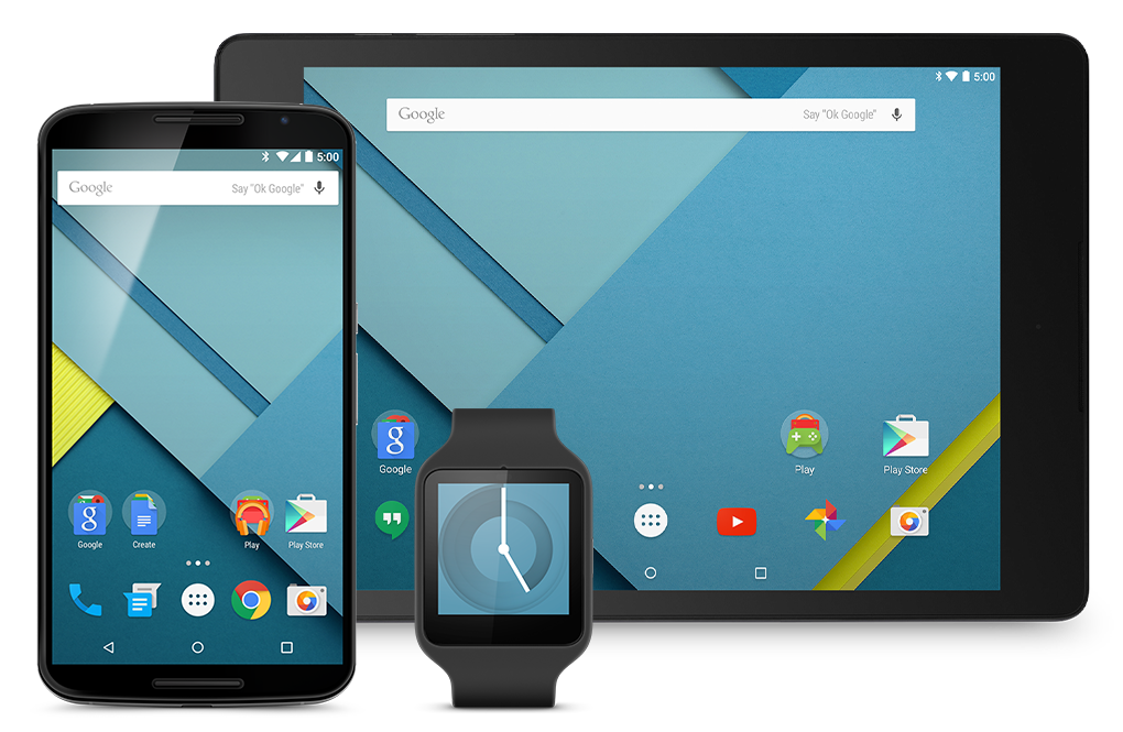 Google stellt die Aktualisierung von Android Lollipop 2014 ein