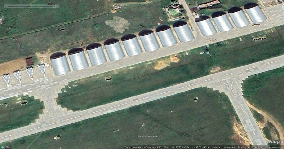 Russia has begun hastily building hangars to protect its aircraft from Ukrainian drones and missiles
