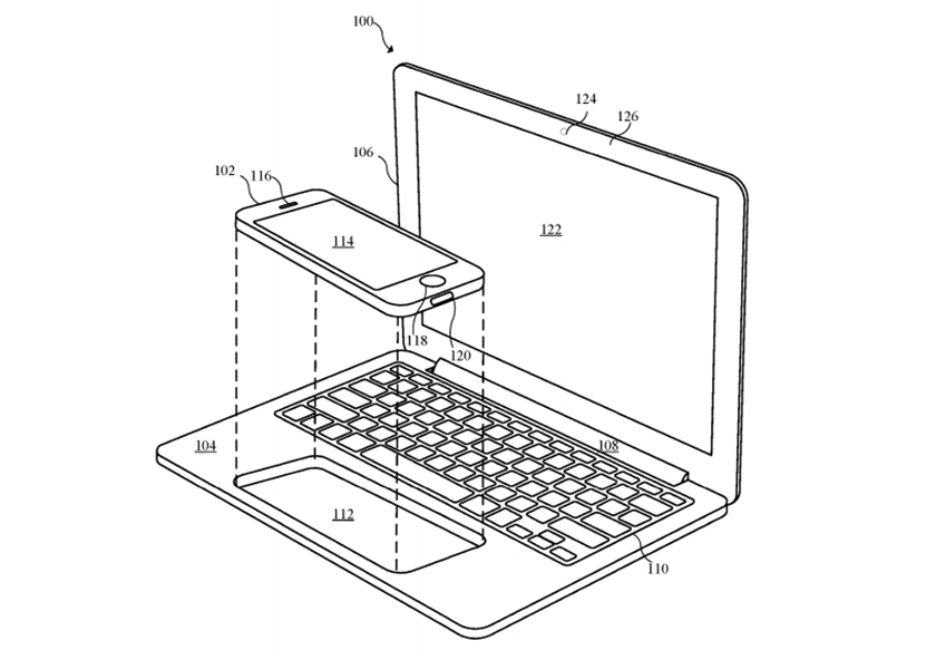 Apple запатентовала док-станцию в виде ноутбука для iPhone и iPad