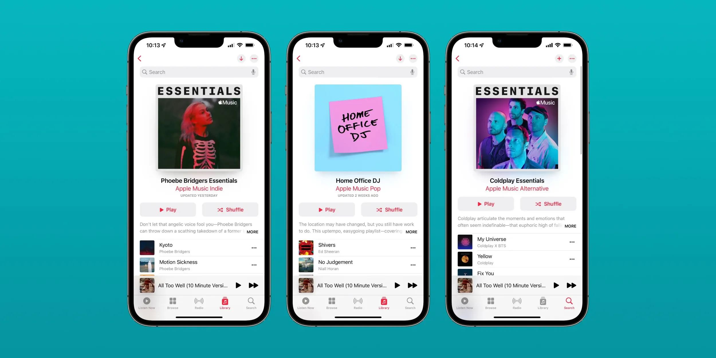IOS 15.2 udostępnił subskrybentom Apple Music do wyszukiwania w listach odtwarzania