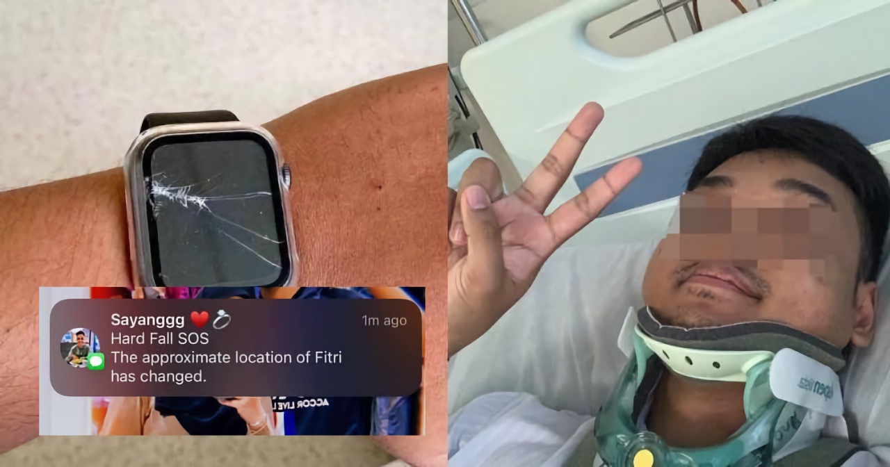 Apple Watch wezwał karetkę i skontaktował się z dziewczyną motocyklisty potrąconego przez ciężarówkę