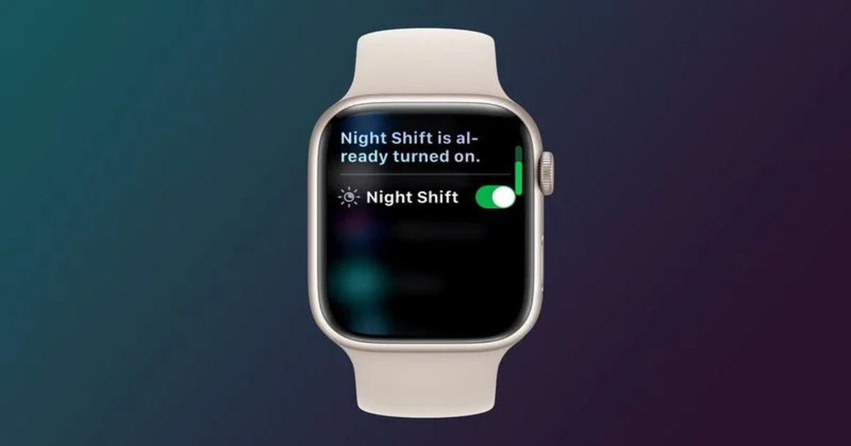 Siri will be able to turn on night mode on Apple Watch via voice command