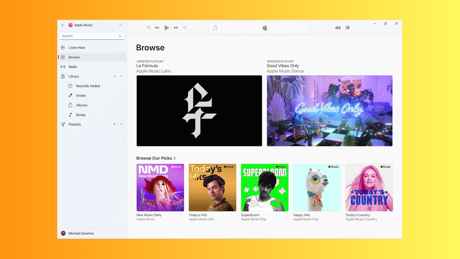 Apple Music and TV apps for Windows are now available in preview versions