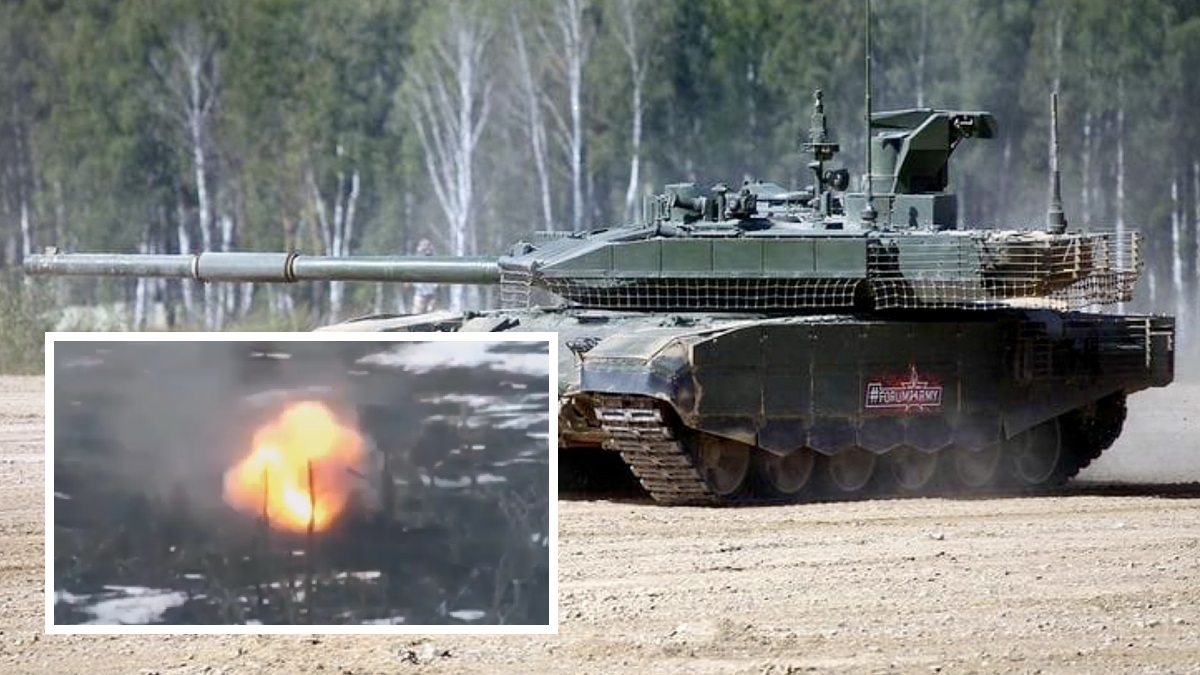 Ukrainian Armed Forces destroy another Russian upgraded T-90M Breakthrough tank worth from $2m