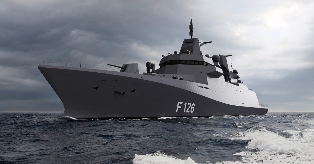 Alemania pidió proyectiles Vulcano de 127 mm con GPS y un alcance de hasta 80 km para las fragatas F126 y F125