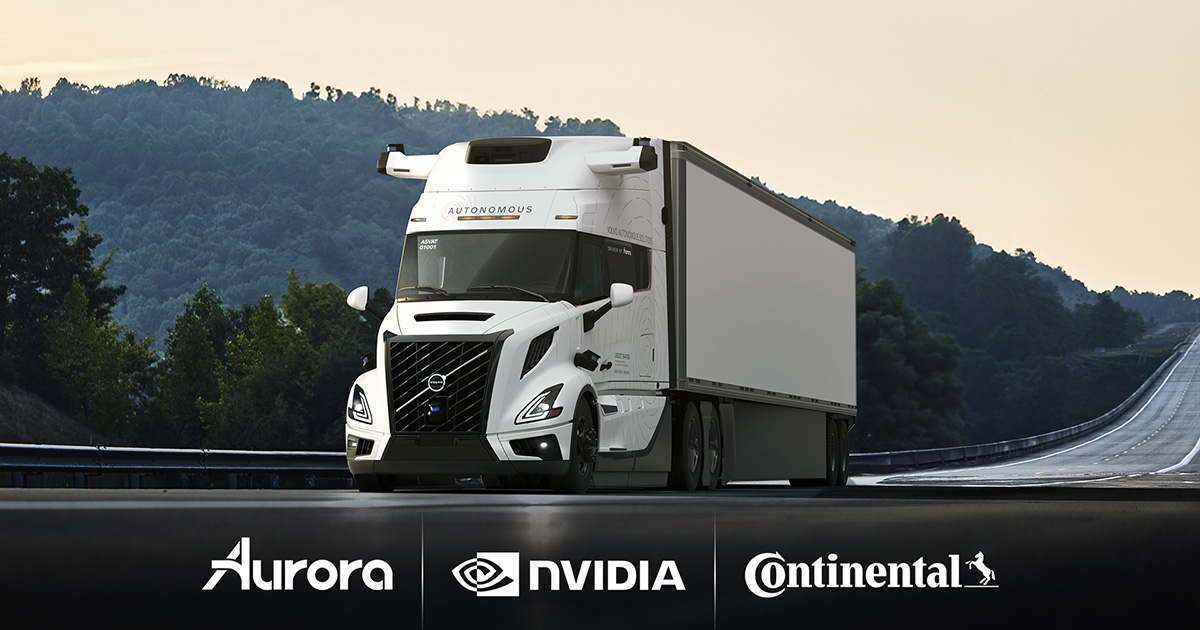 Aurora, Continental and NVIDIA form a strategic alliance: the future of autonomous transport technology