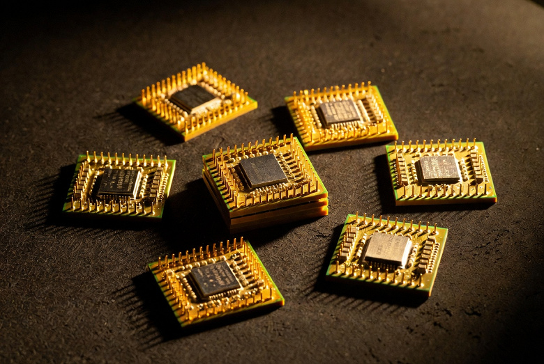 Чип Nvidia и модули памяти