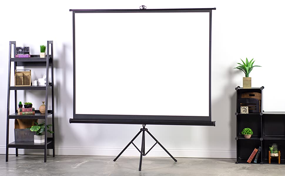 Pantalla proyector portátil Trípode - Móvil de pantalla de