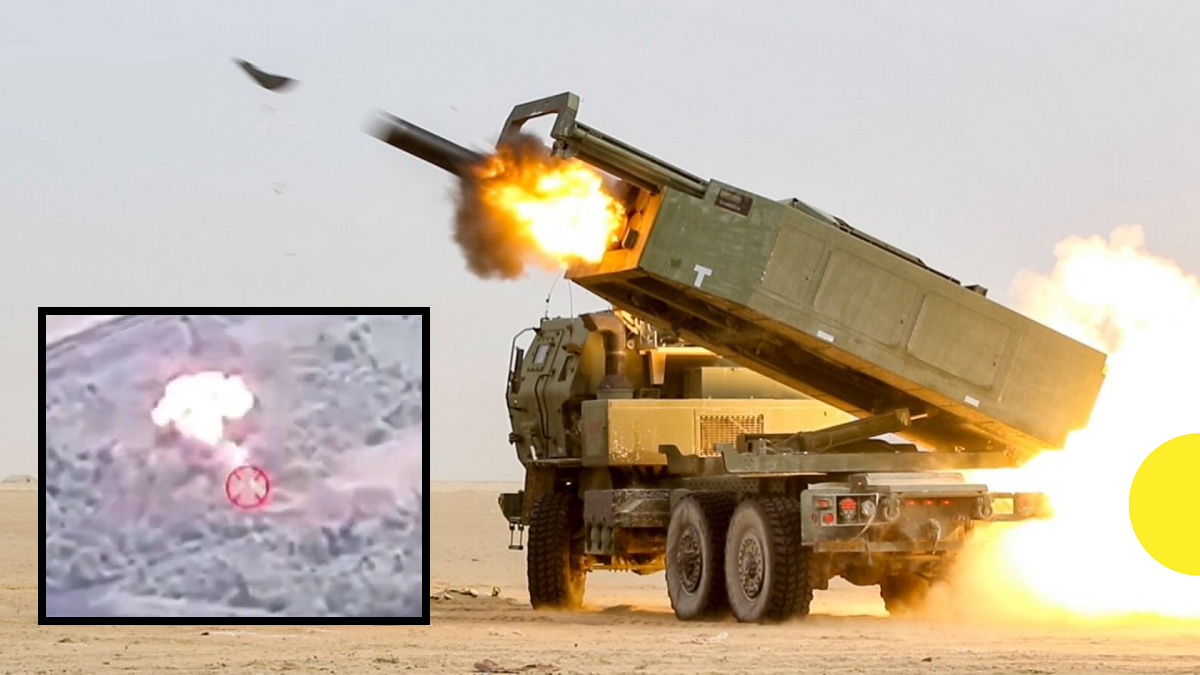Ukrainische Streitkräfte zerstören russisches Boden-Luft-Raketensystem Strela-10 mit GMLRS-Projektil