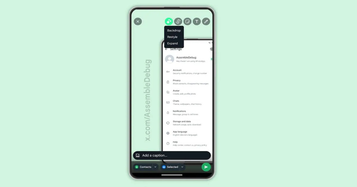 WhatsApp test AI-chatbot om zoekbalk en beeldbewerking te verbeteren