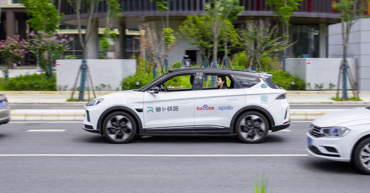 Baidu is the first company to offer driverless robotaxi services in China